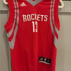 Adidas Rockets Red Basketball Jersey